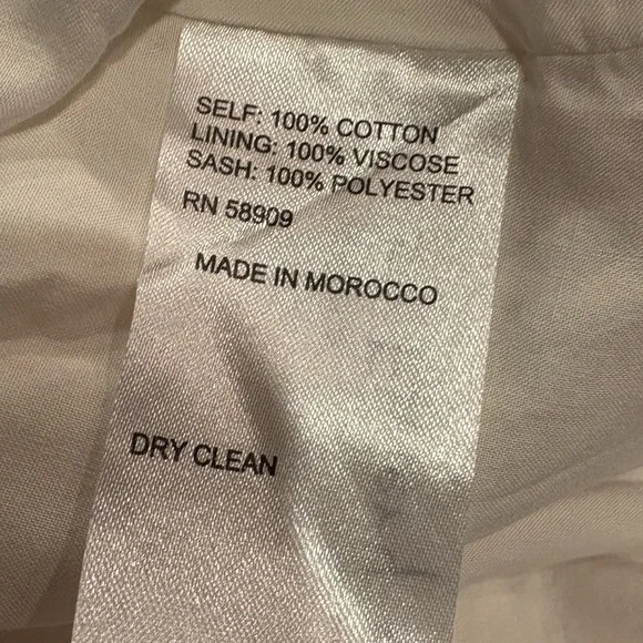 ANTONIO MELANI Brynn Ruffle Hem Floral Print Pintuck Dress Pink Belt 6 - Picture 4 of 10